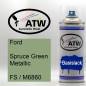 Preview: Ford, Spruce Green Metallic, FS / M6860: 400ml Sprühdose, von ATW Autoteile West.